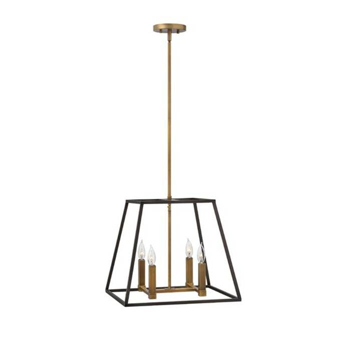 Small 4 Light Fulton Pendant in Bronze by Hinkley Lighting 3334BZ