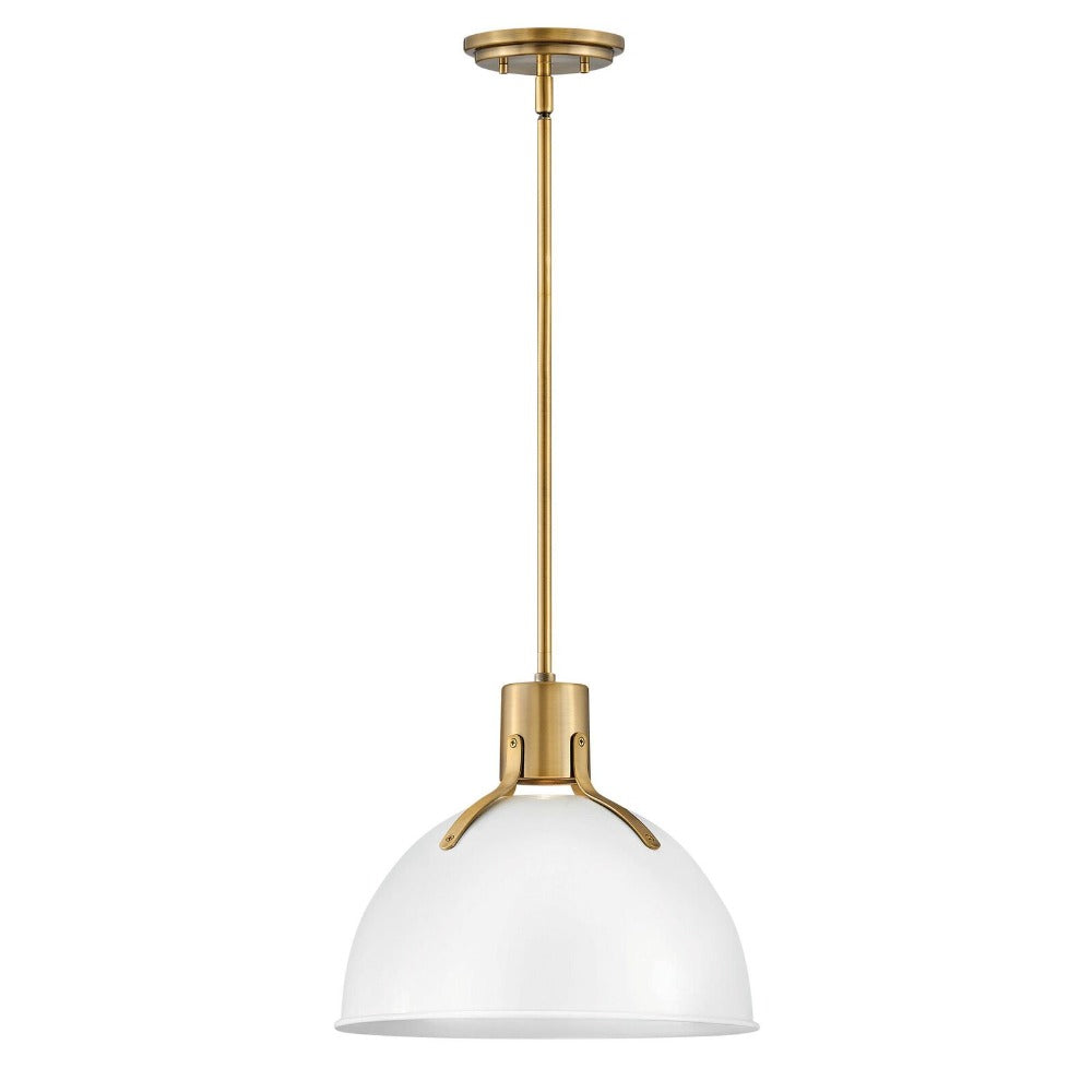 Sylvie White Pendant, Pendant, Polished White