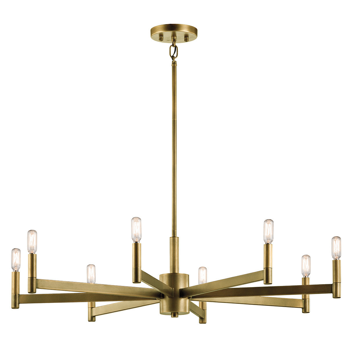 Erzo Chandelier by Kichler in Natural Brass 43857NB