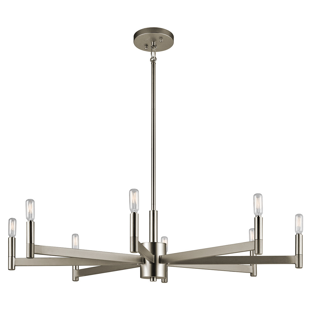 Erzo Chandelier by Kichler in Satin Nickel 43857SN