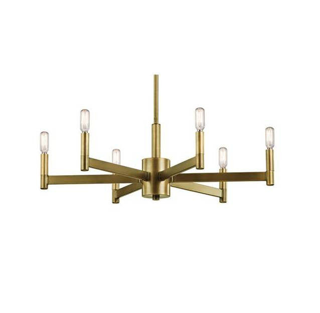 Erzo Chandelier by Kichler in Natural Brass 43859NB