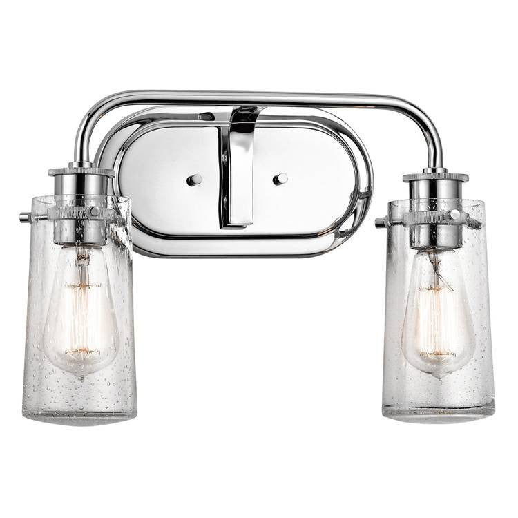 2 Light Braelyn Vanity in Chrome by Kichler Lighting 45458CH