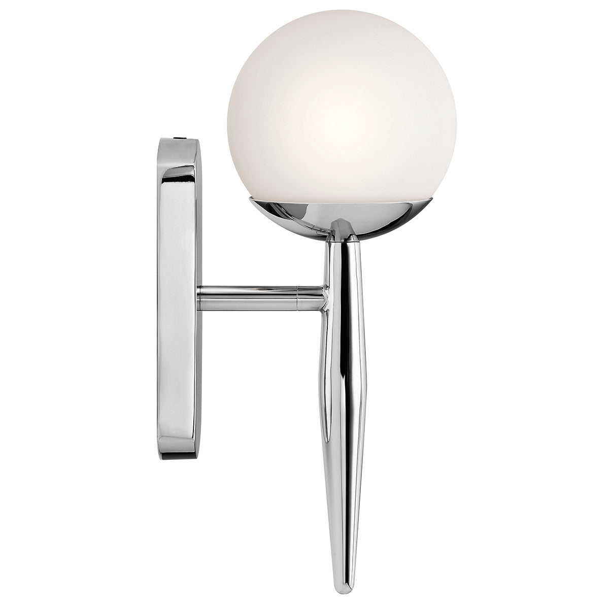 Jasper Sconce in Chrome by Kichler Lighting ( 45580CH) | Lighting Connection