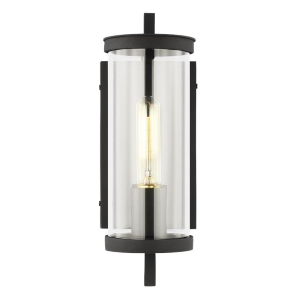 Wall Lantern, Outdoor Wall Sconce, Black