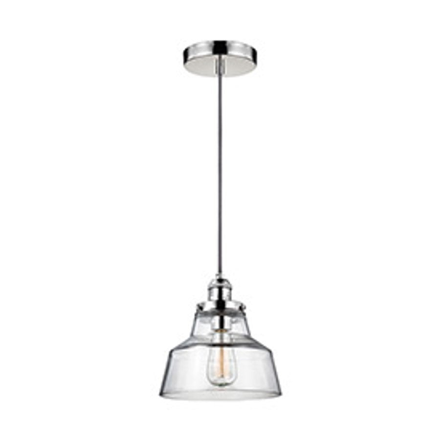 Baskin Pendant in Polished Nickel by Murray Feiss, P1348PN