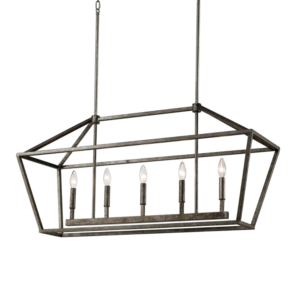 Poppy Cage Linear Pendant