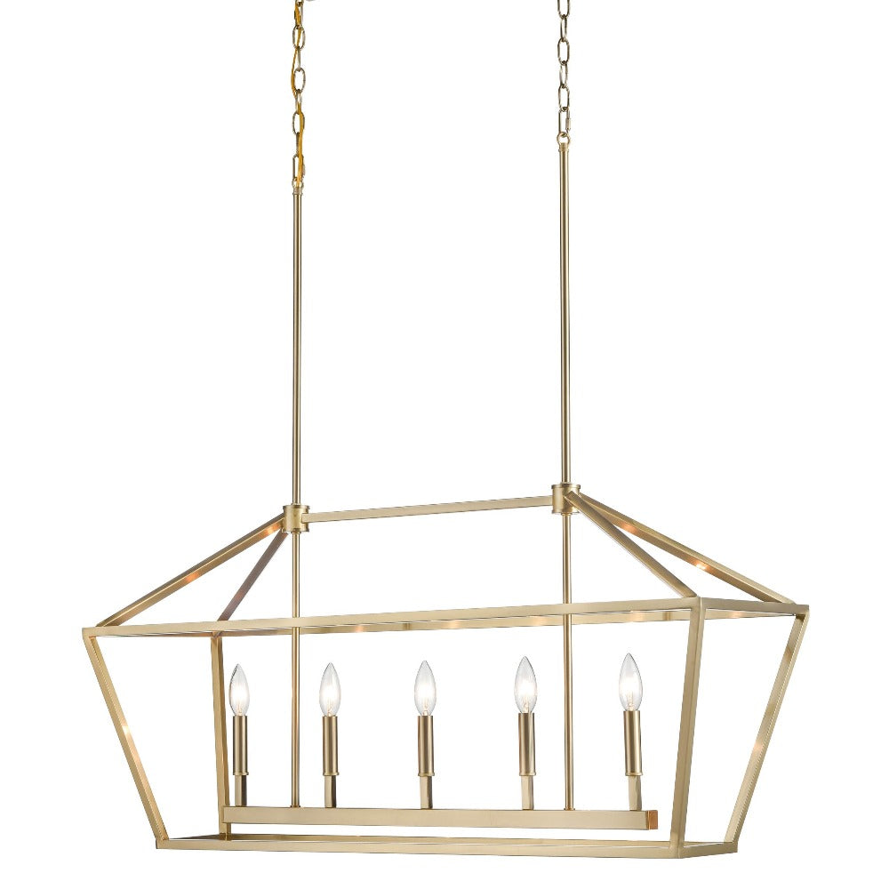 Poppy Cage Linear Pendant