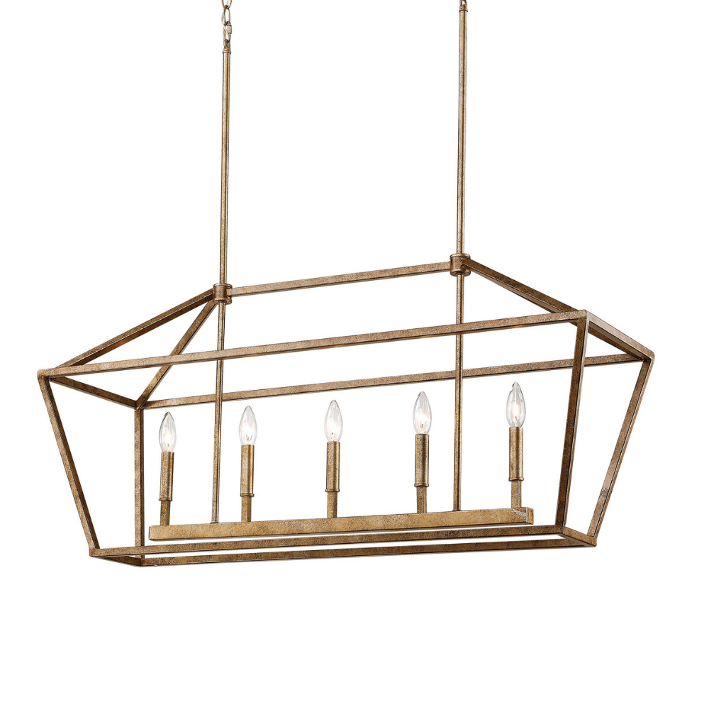 Poppy Cage Linear Pendant