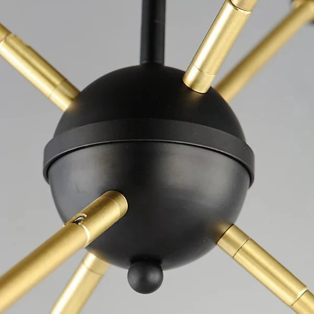 Blair Sputnik Chandelier, Chandelier, Black