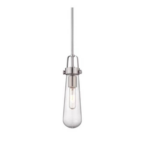 Beaker Pendant in Brushed Nickel, by Nuvo Lighting, 60-5262