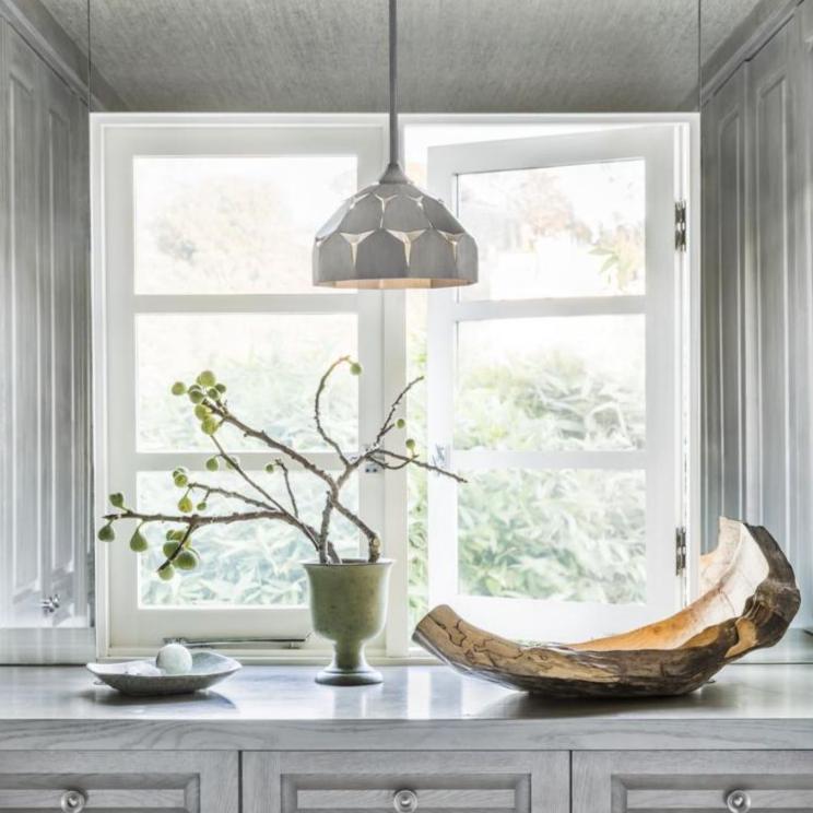 Yerba Pendant, 1-Light Pendant, Silver Ridge