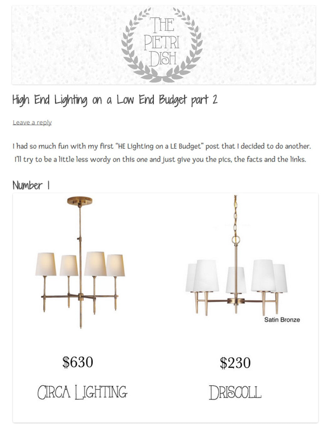 Driscoll Chandelier
