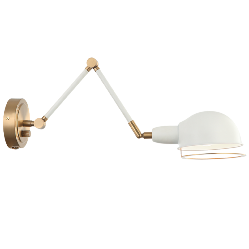 Warren White Wall Sconce, Sconce, White