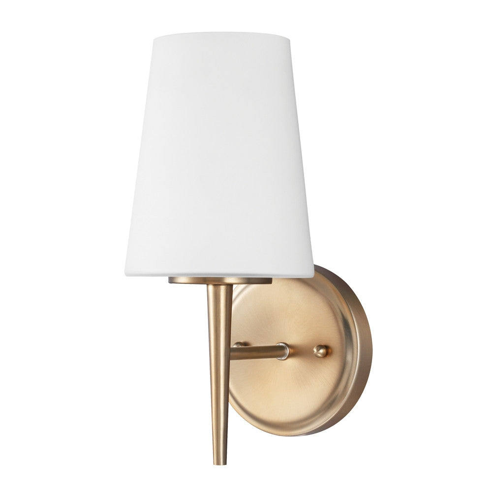 1 Light Driscoll Bath Light in Satin Bronze, by Seagull Lighting, 4140401-848