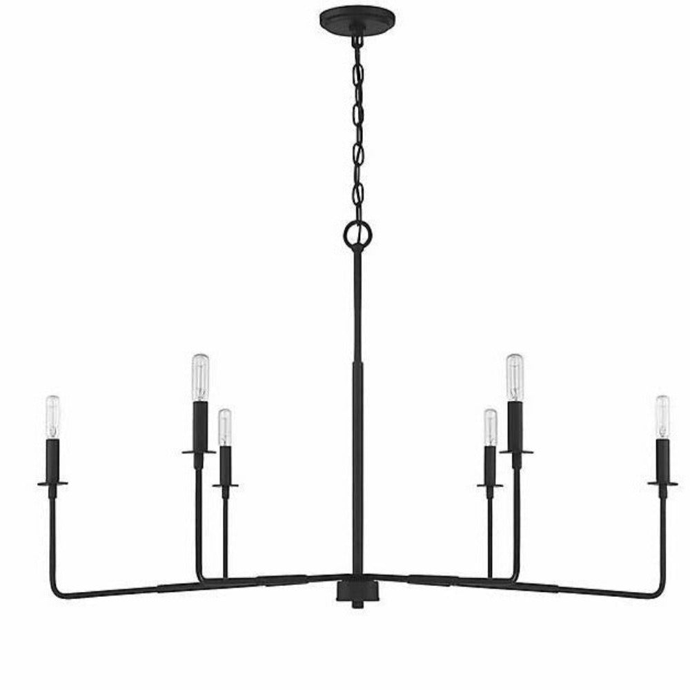 Harrison Chandelier, Chandelier, Matte Black