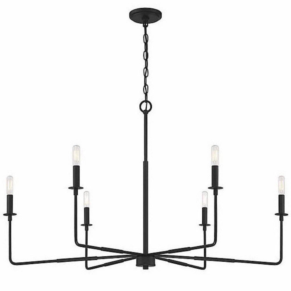 Harrison Chandelier, Chandelier, Matte Black