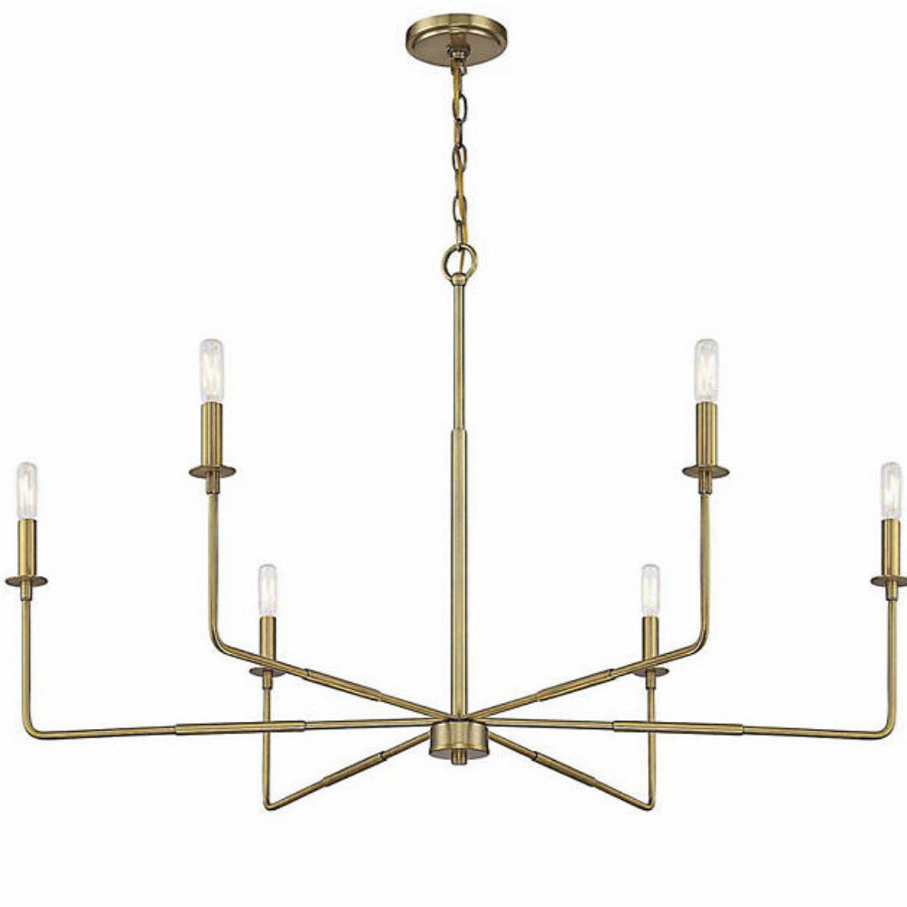 Harrison Chandelier, Chandelier, Warm Brass