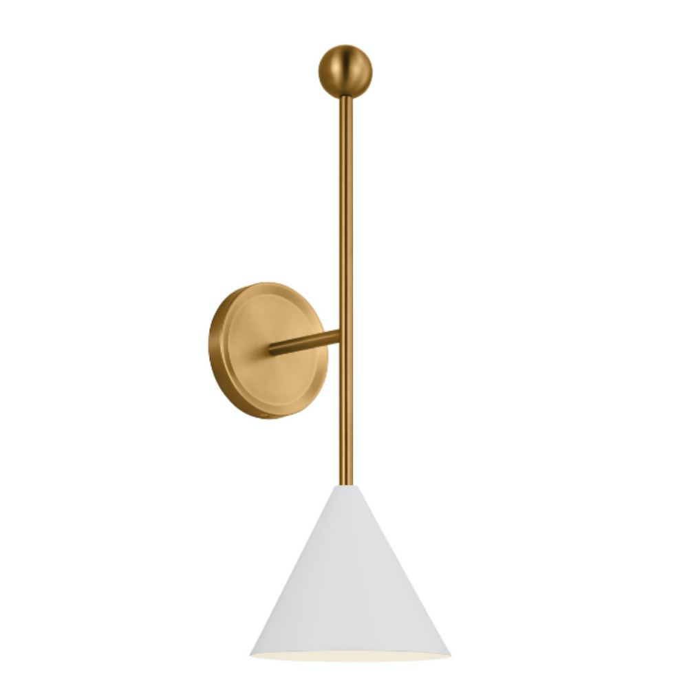 Sini Sconce, Wall Sconce, Matte White
