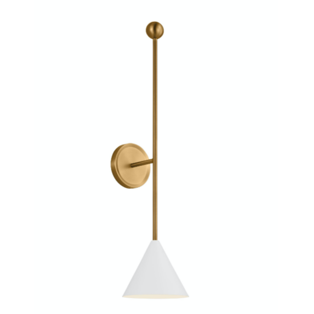 Sini Sconce, Wall Sconce, Matte White