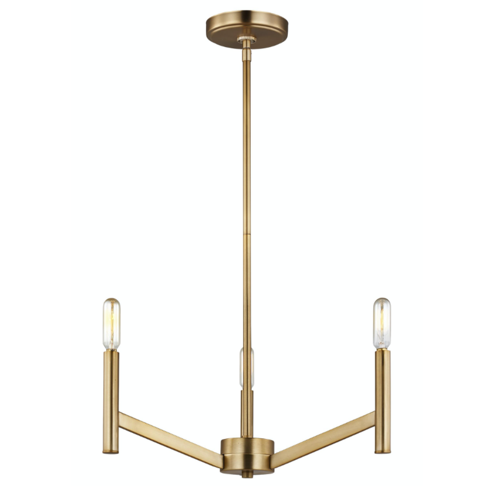 Devi Chandelier, Chandelier, Satin Brass