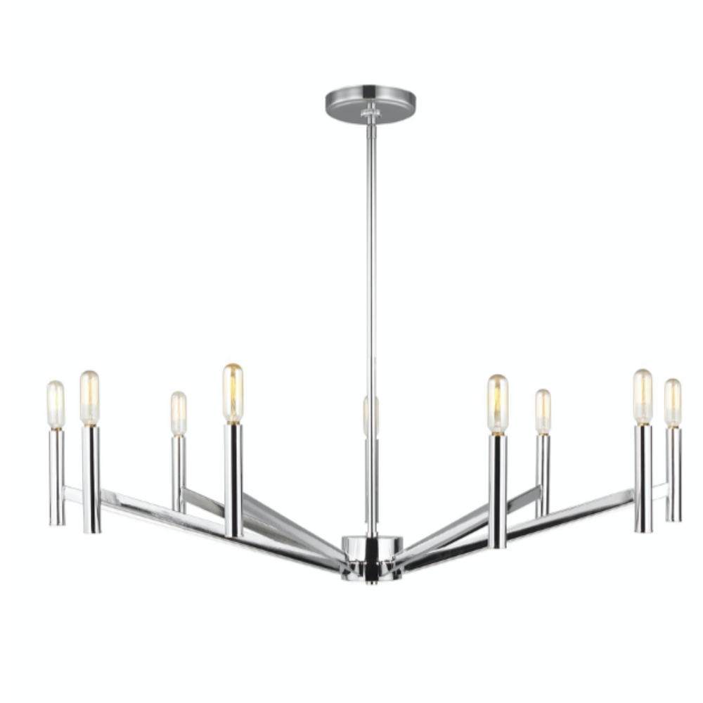 Devi Chandelier, Chandelier, Chrome