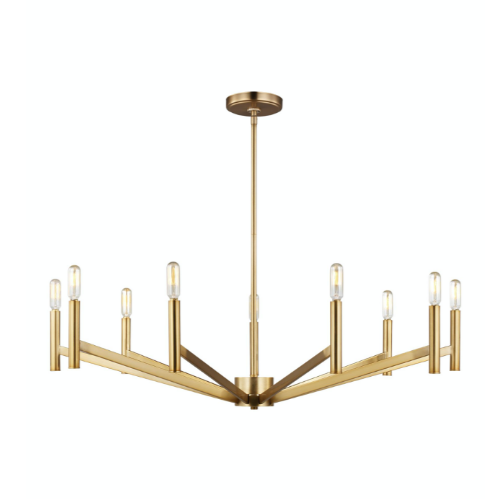 Devi Chandelier, Chandelier, Satin Brass