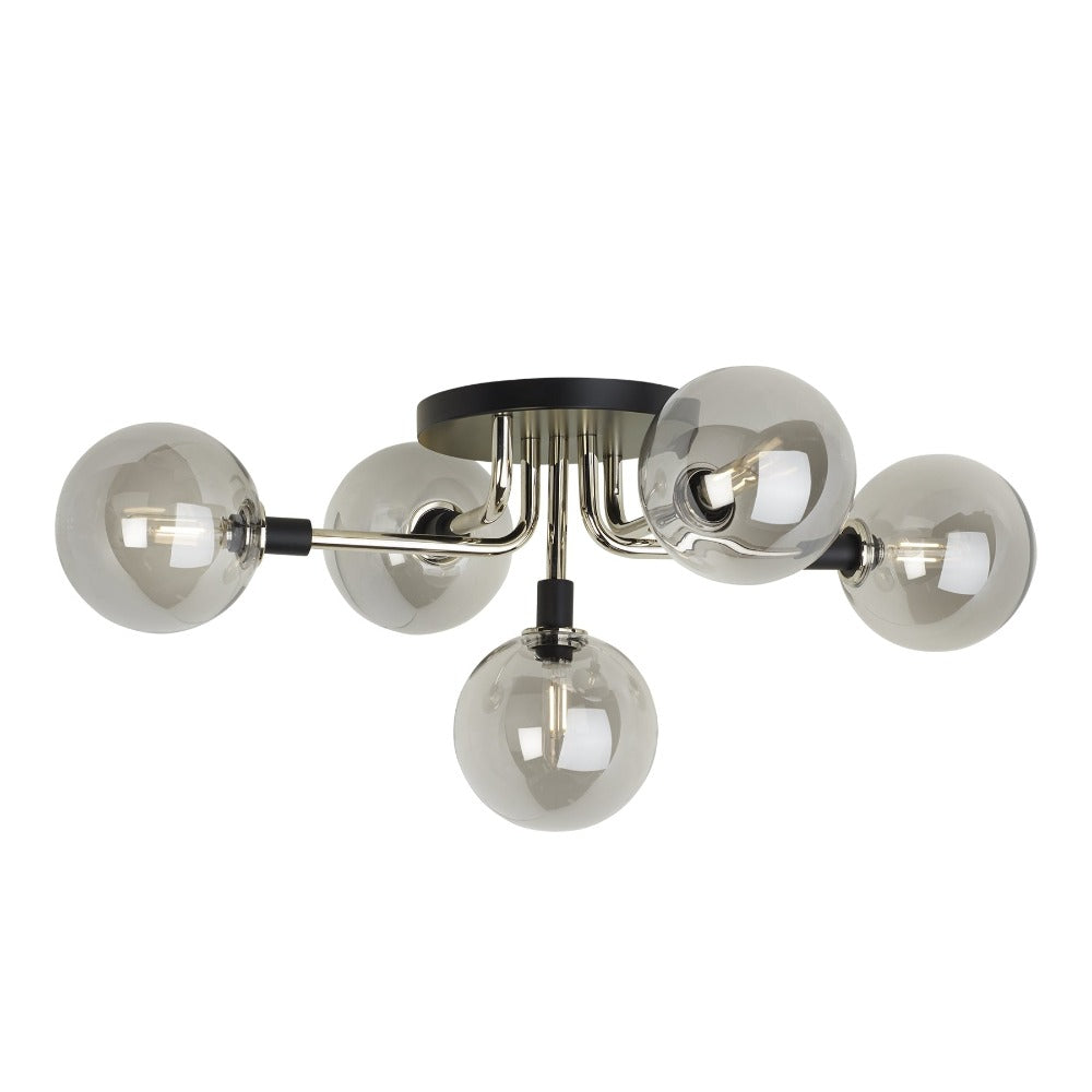 Ambra Flush Mount, Flush Mount, Polished Nickel