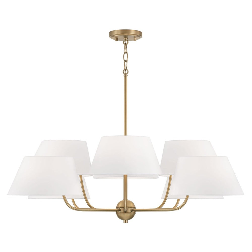 Weasley Chandelier, Chandelier, Aged Brass