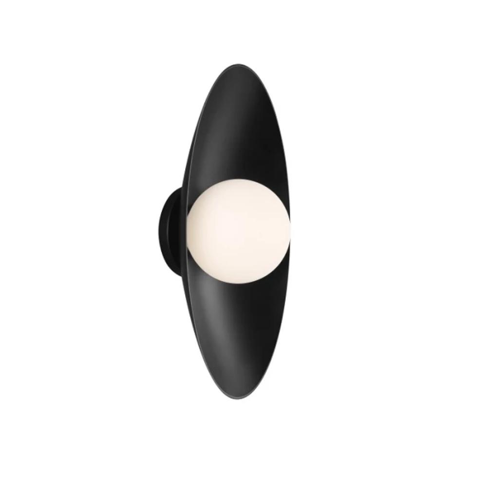 Medium Joni Sconce, 1-Light Wall Sconce, Matte Black