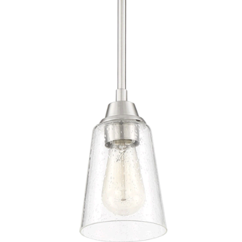 Venice Mini Pendant, Pendant, Brushed Nickel