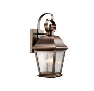 Mount Vernon Outdoor Sconce in Black, by Kichler, 9709OZ