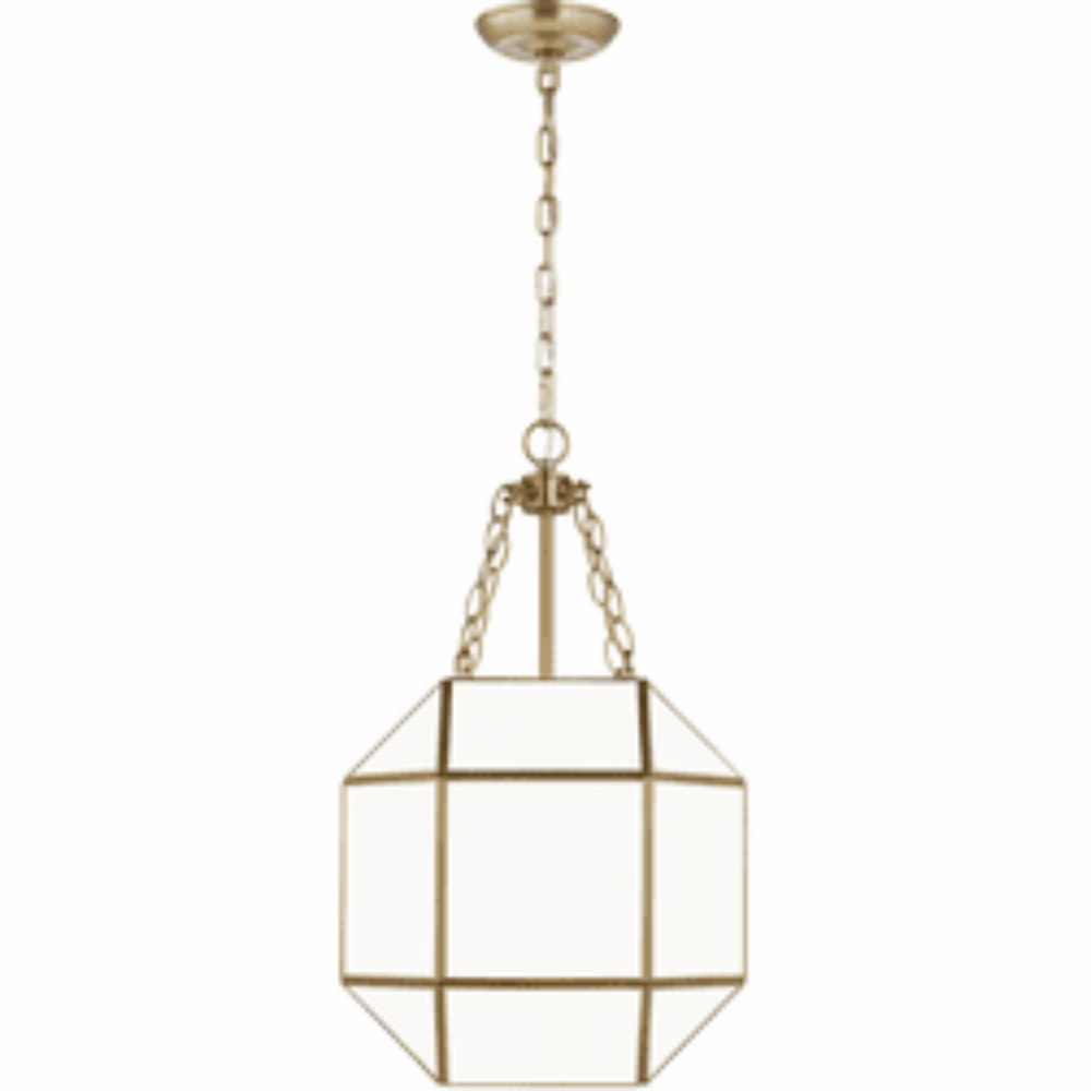 Doja Brass Lantern, Lantern, Satin Brass 