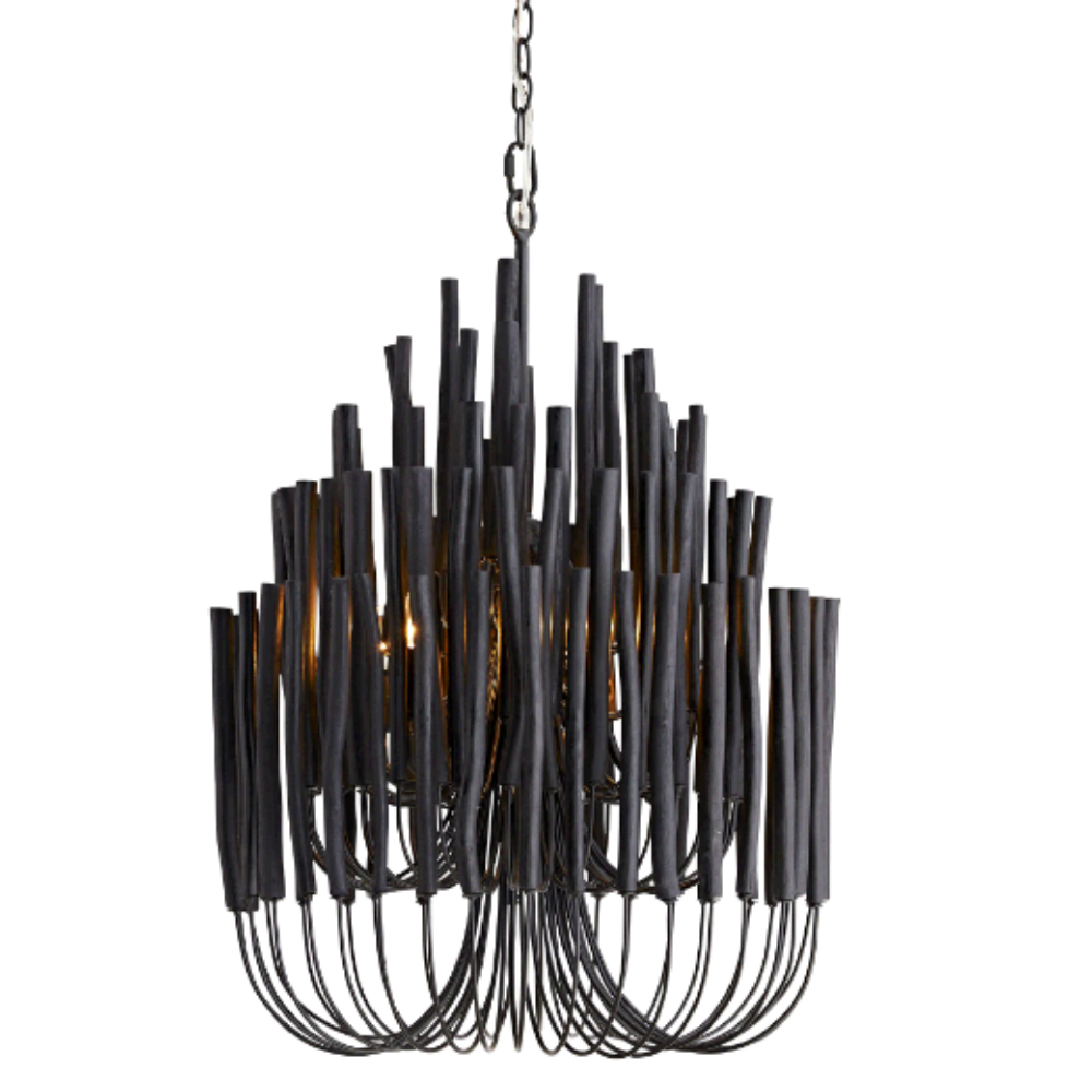 Idalia Chandelier, Chandelier, Black