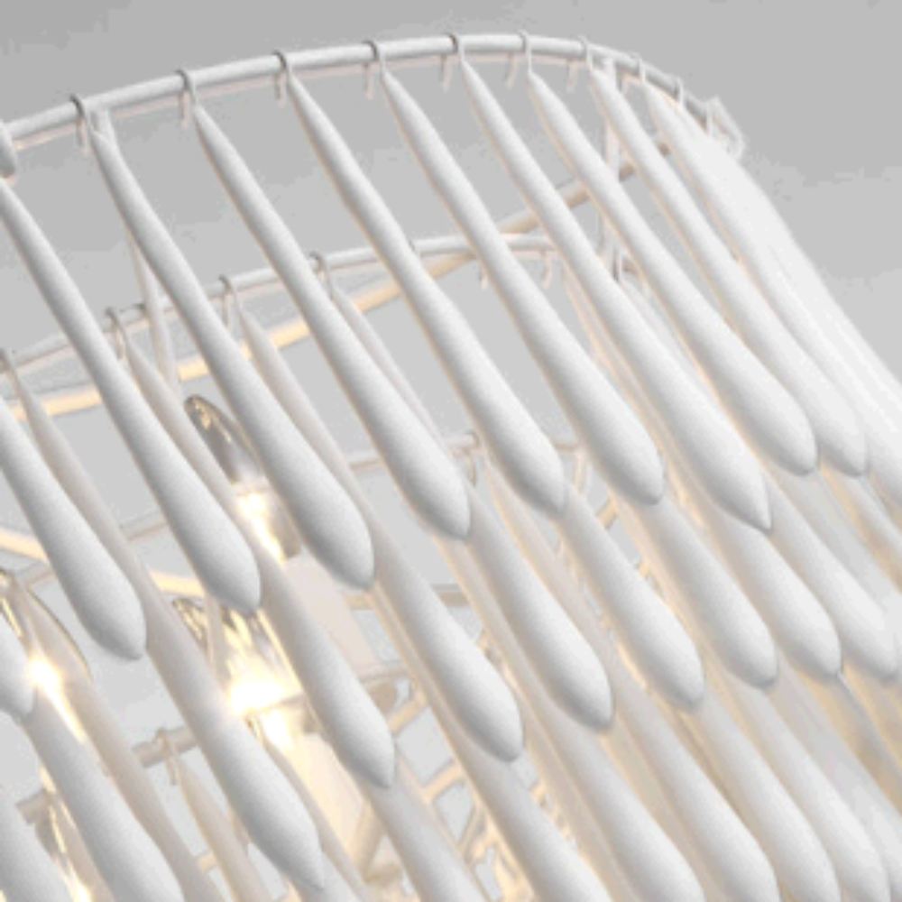 Tara Chandelier, Chandelier, Plaster White