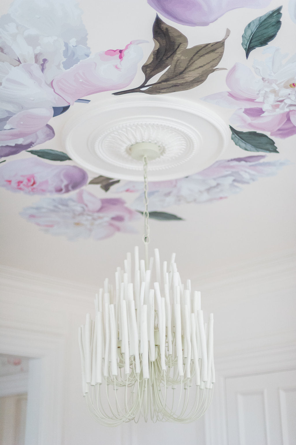 Idalia Chandelier, Chandelier, Whitewash