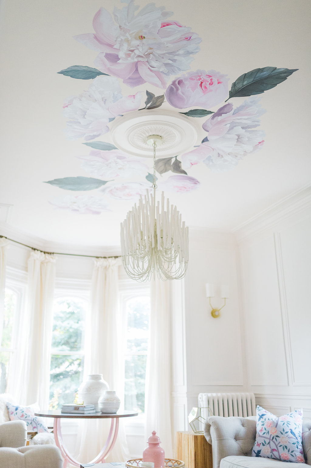 Idalia Chandelier, Chandelier, Whitewash