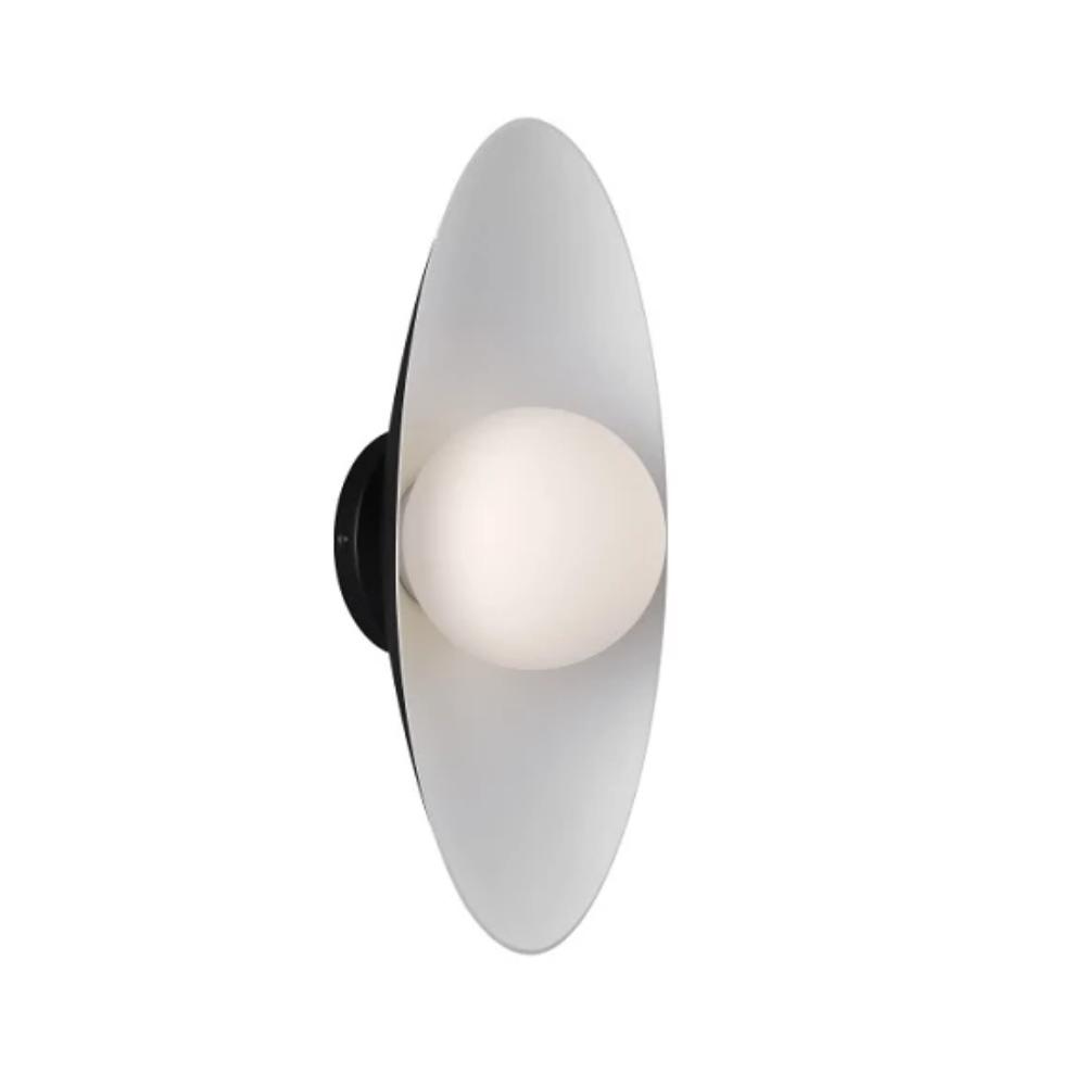 Medium Joni Sconce, 1-Light Wall Sconce, Matte White
