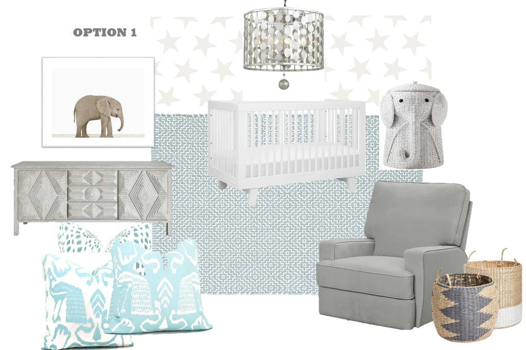 Mood Board: Baby Boy Nursery