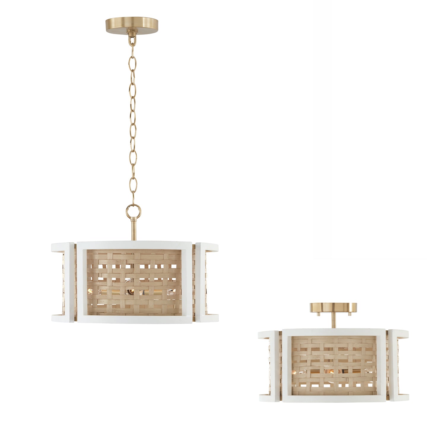 Zang 4-Light Dual Mount Pendant