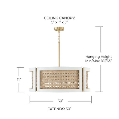 Zang 6-Light Chandelier