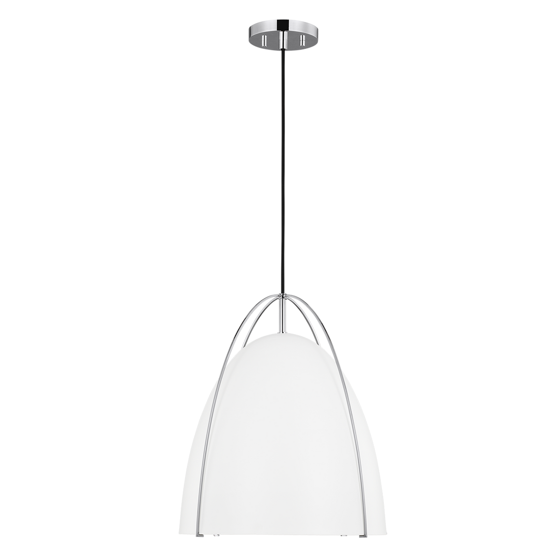 Chantel Matte White Pendant