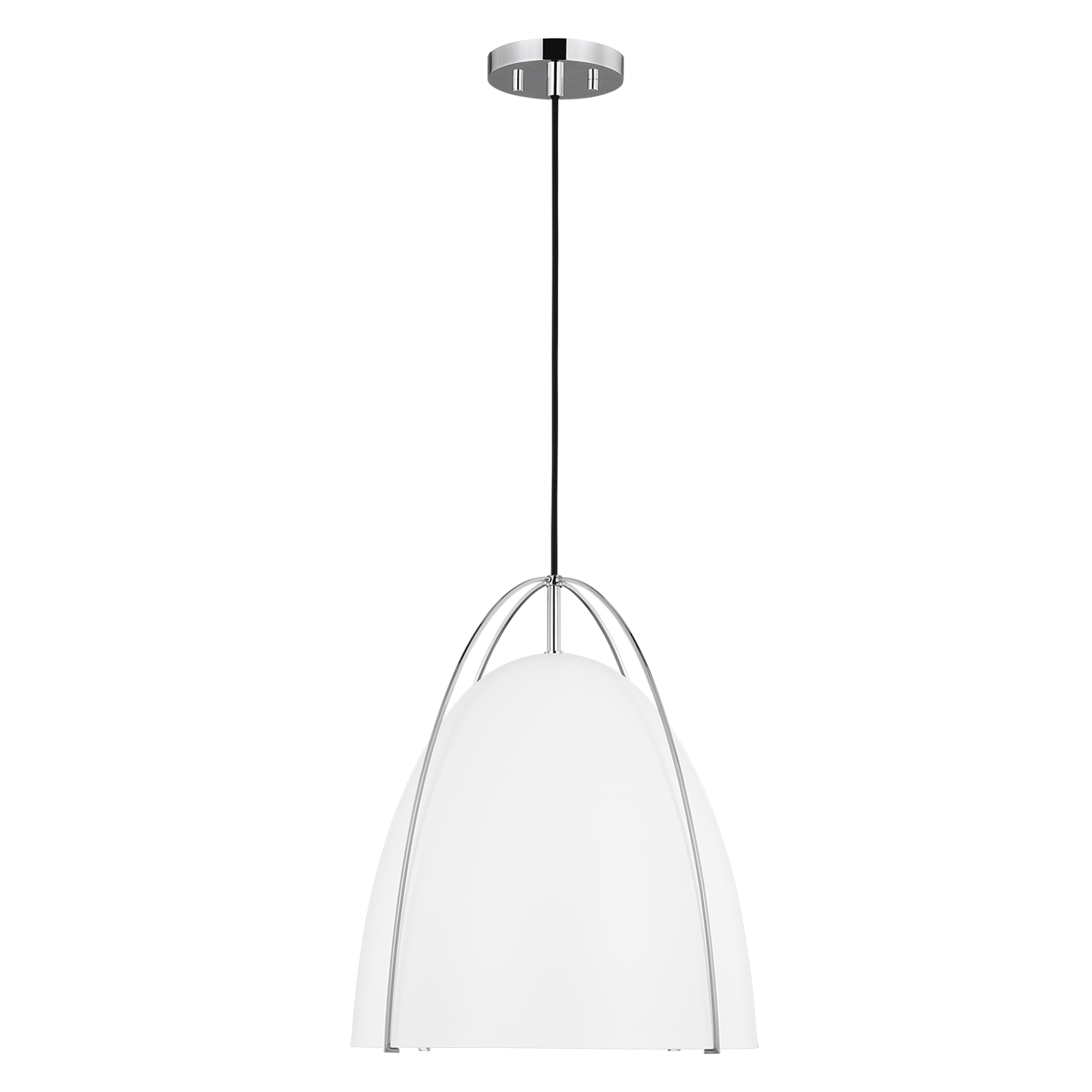 Chantel Matte White Pendant