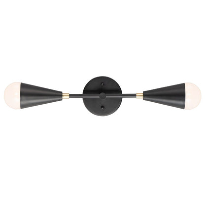 Blair Wall Sconce, Sconce, Black and Brass
