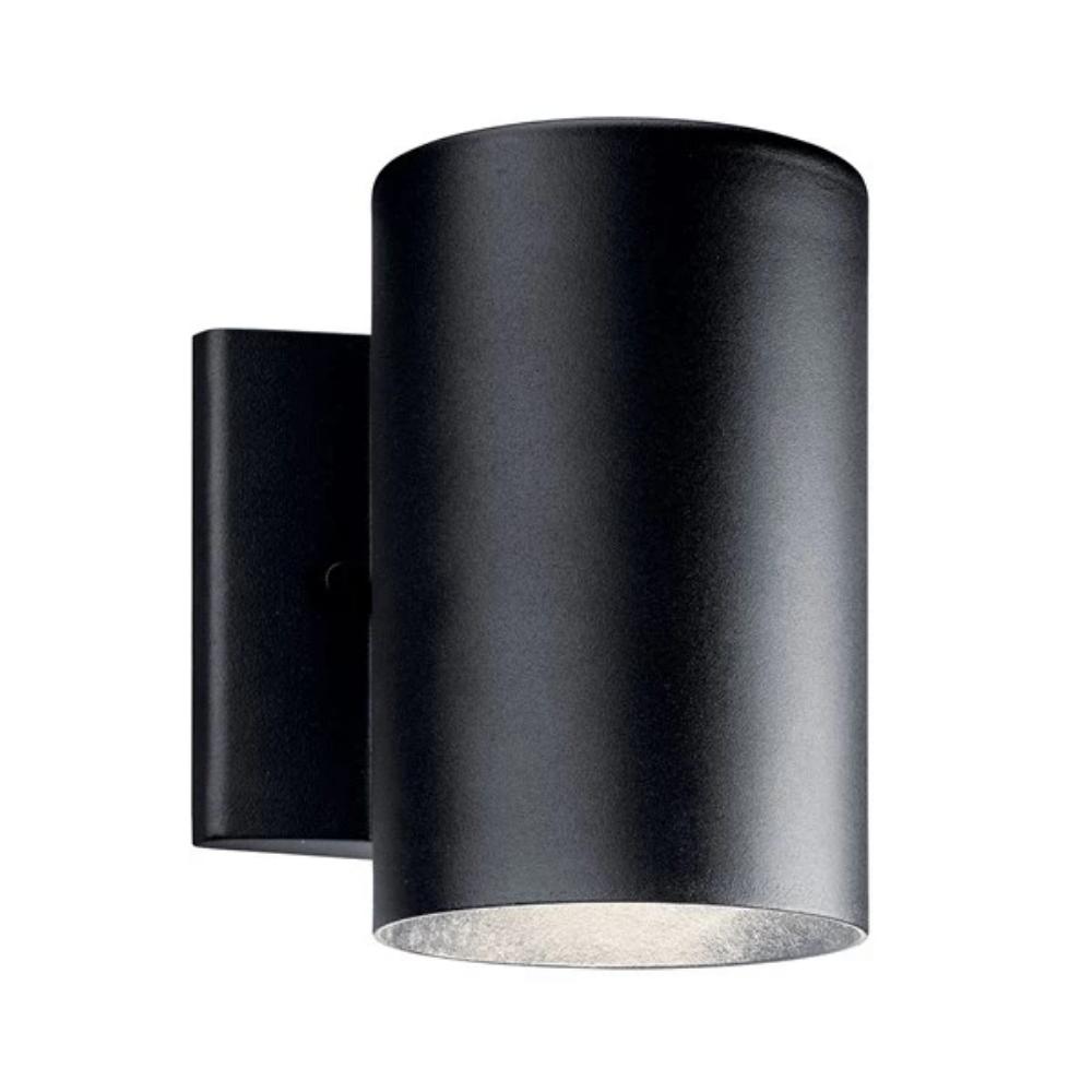 Heston Sconce, Cylinder LED Wall Sconce, Textured Black