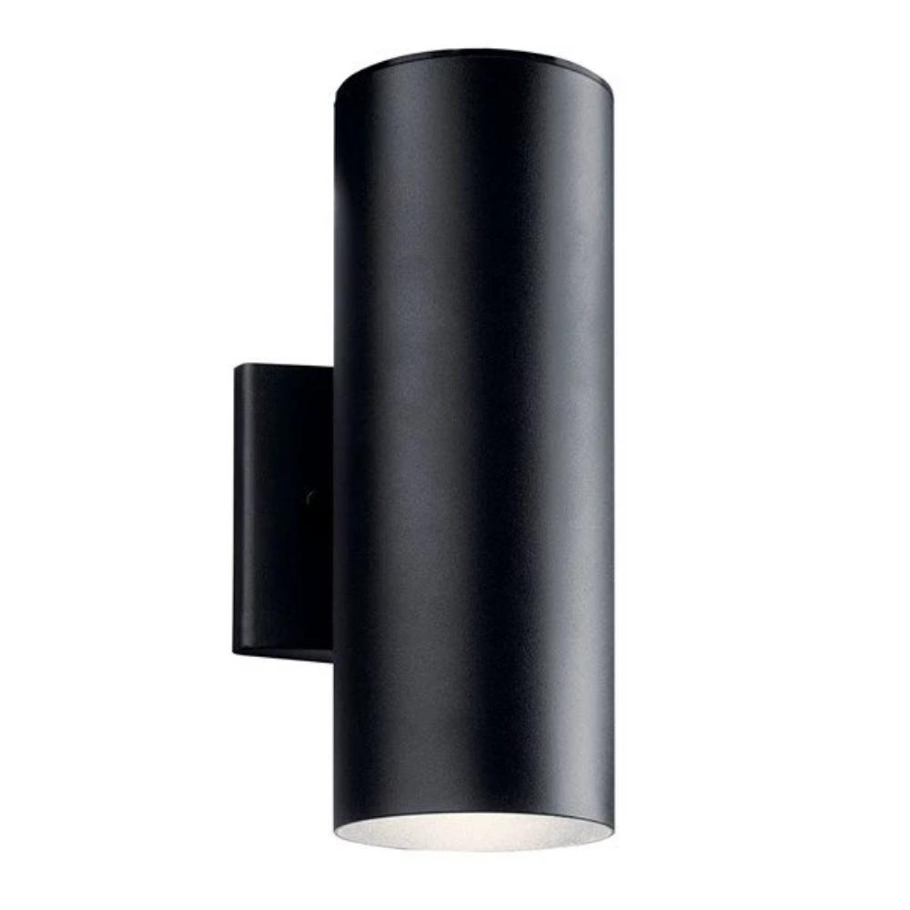 Heston Sconce, Cylinder LED Wall Sconce, Textured Black