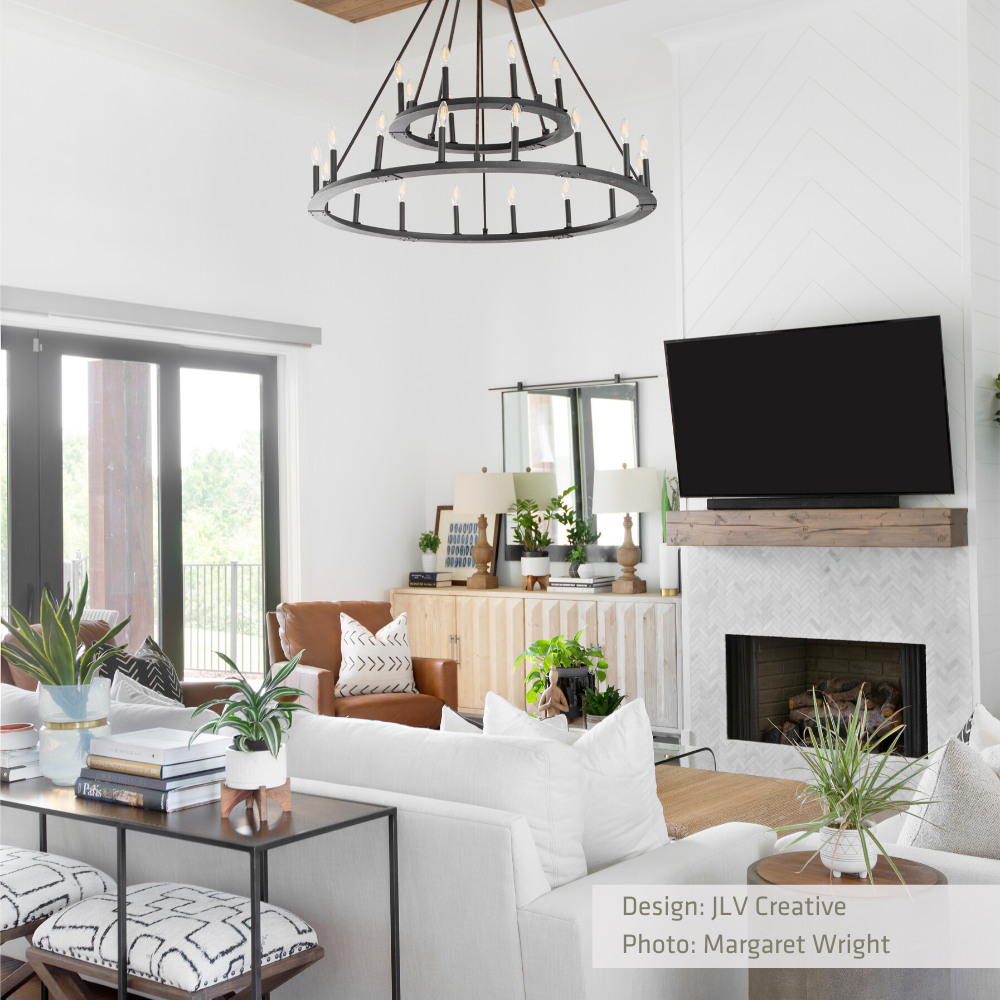 Elm Black Chandelier | Lighting Connection