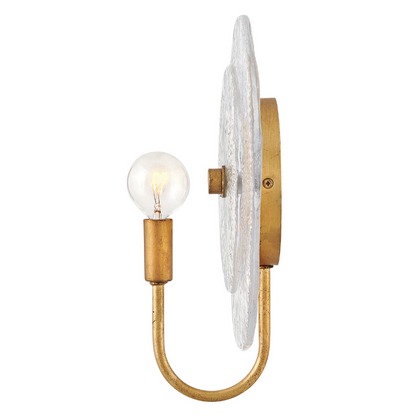 Monroe Sconce, Distressed Gold, Sconce