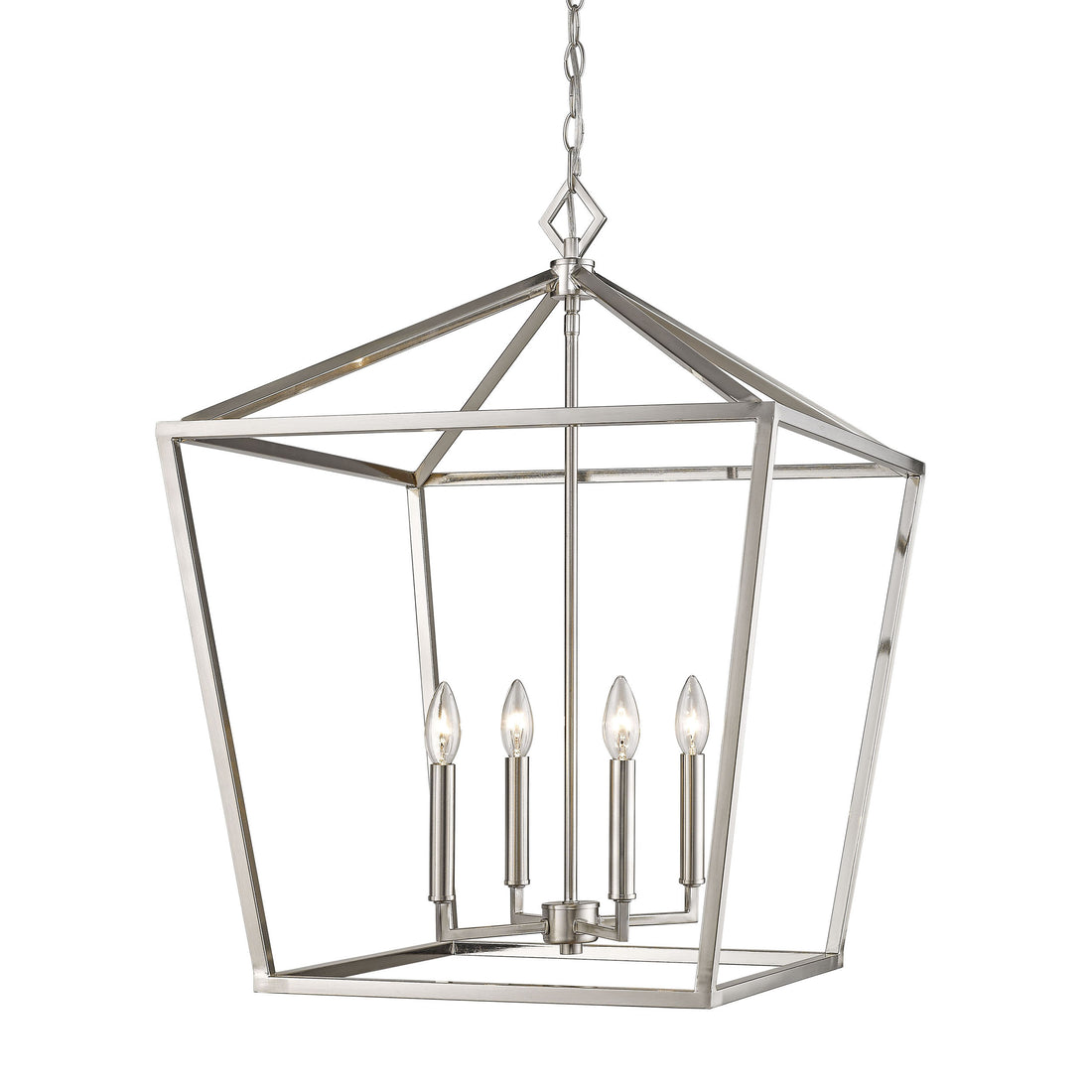 Geometric Cage Lantern OPEN BOX