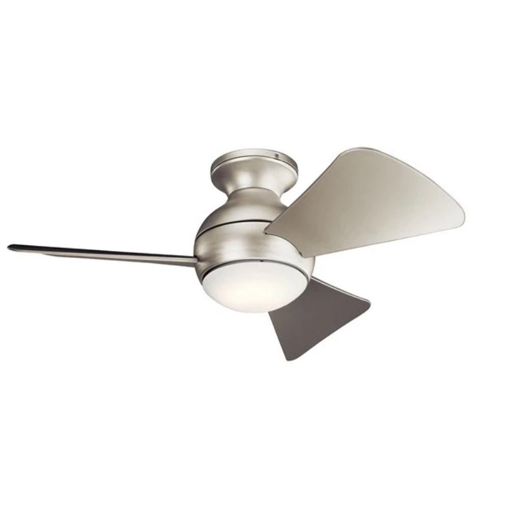 Kael Fan, 34&quot; LED Ceiling Fan, Brushed Nickel
