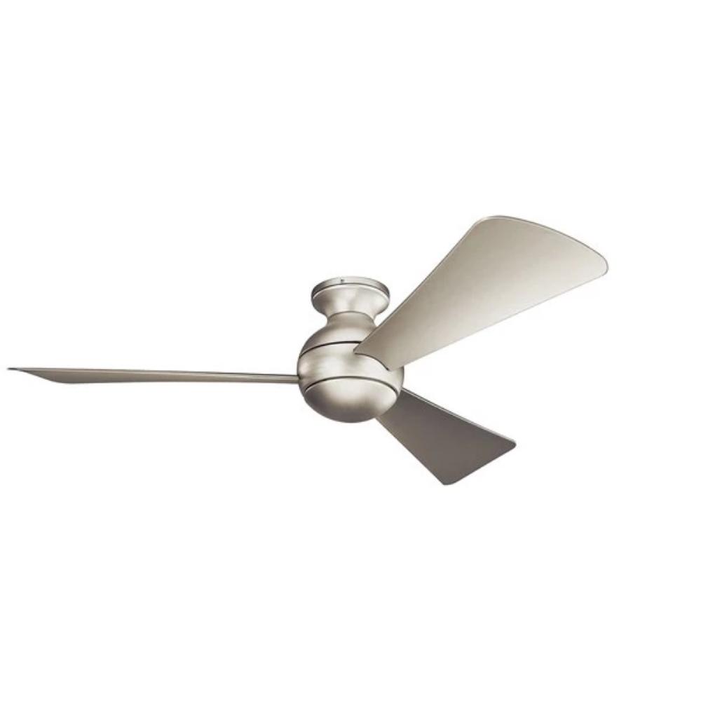 Sola Fan, 54&quot; LED Ceiling Fan, Brushed Nickel, Cap